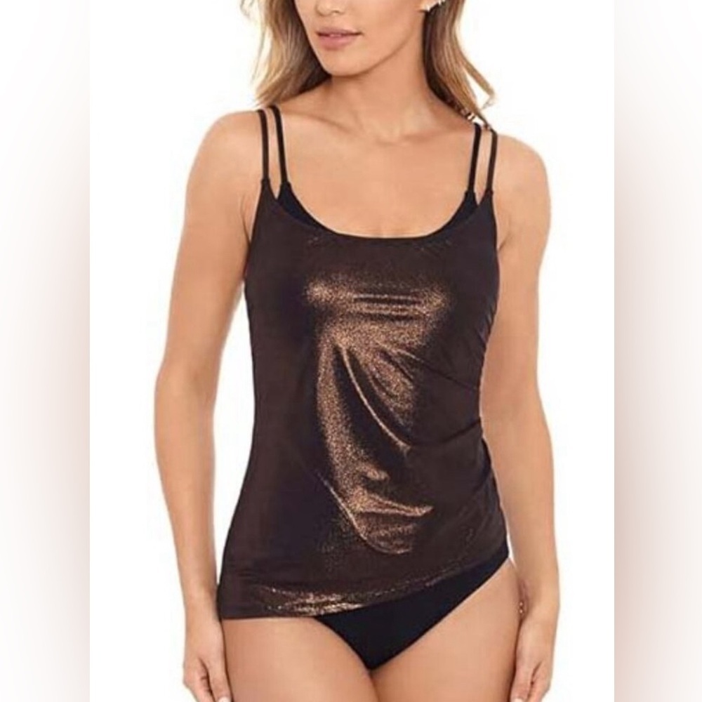 NWT Amoressa Lunar Eclipse Chandra Soft Cup Fauxkini One Piece Swimsuit 8